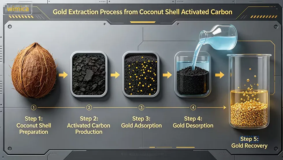 Coconut Shell Activated Carbon for Gold Recovery